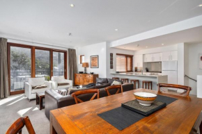 Elevation 2 bedroom plus study with gas fire and spectacular views